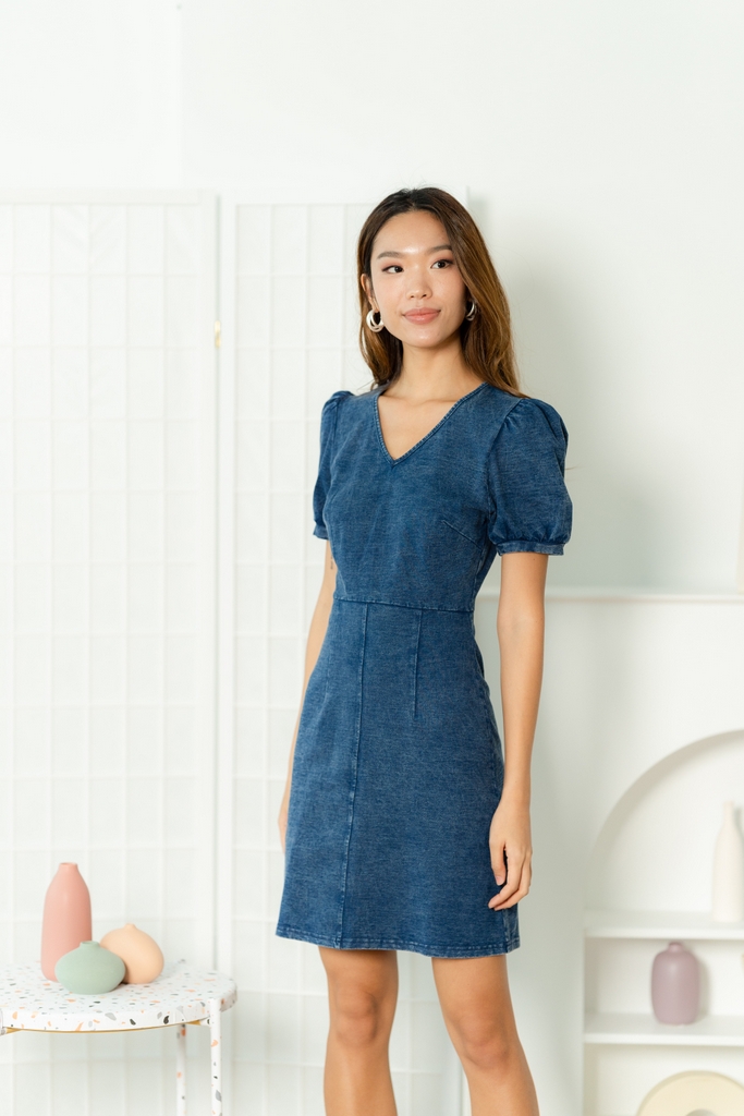 Warehouse deals denim dress